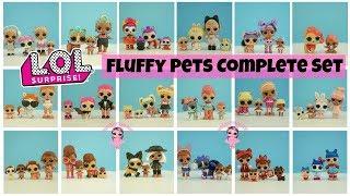 LOL Surprise Fluffy Pets Winter Disco Complete Set with Weight Hacks Kids Toys