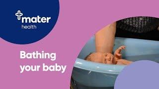 Bathing Your New Baby  Parent Education   Mater Mothers