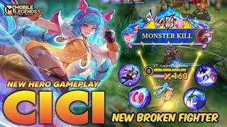 New Hero Cici Bouyant Performer Gameplay  New Hero Advance Server Gameplay  MLBB