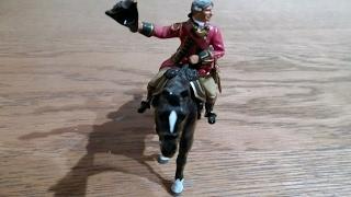 COLLECTABLE Mounted Redcoats Officer William Britains. French and Indian War TOY SOLDIER REVIEW