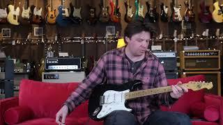 Mario Martin Model S Electric Guitar - Relicd Black Finish & Arcane Pickups - Demo by Owen Barry