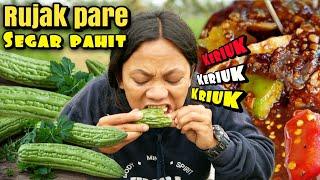 RUJAK PARE LANGSUNG METIK DARI KEBUN