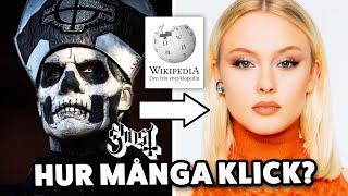 Wikipedia Speedrun Från Ghost till Zara Larsson