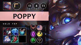 Poppy Top vs KSante Triple Kill Legendary - NA Grandmaster Patch 14.17