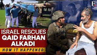 Israel Rescues Gaza-Held Hostage Qaid Farhan Alkadi  Israel Hamas War