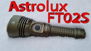 Trail trek review Astrolux FT02S LED flashlight 11000 lumen 26650 21700 18650