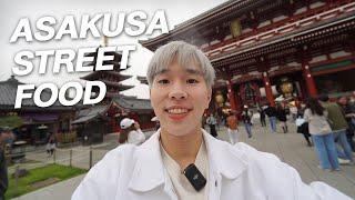 เดินกิน เดินเที่ยวที่วัดโคมแดงย่าน Asakusa  Nutapiwich in Tokyo EP.35