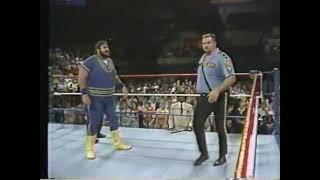 Twin Towers vs Jobber Ray Brown & Jerry Lynn WWF Wrestling Challenge 1989