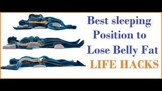 Best Sleeping positions to Lose Belly Fat  Lose weight while Sleep - Life Hacks USA