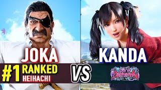 T8  JOKA #1 Ranked Heihachi vs KANDA Xiaoyu  Tekken 8 High Level Gameplay