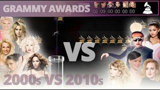 Grammy Wins 2000s vs 2010s  Who has the most Grammy awards?