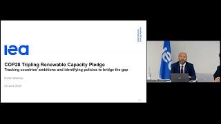 Webinar - COP28 Tripling Renewable Capacity Pledge