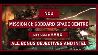 C&C 3 Tiberium Wars - NOD - Mission 01 - HARD - All bonuses and intel