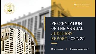 Presentation of the Annual Judiciary Report 202223