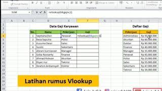 Cara mudah menggunakan Rumus Hlookup & Vlookup pada Microsoft Excel