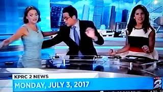 News Anchor Gets A Boner Live on Air