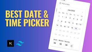 How to Create a Date and Time Picker Form  Next.js & Shadcn