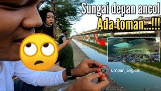 Spot mancing gratis..... Depan Sungai ancol 