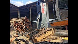 BULLDOZER SCRAPPING BY VTN SCRAP SHEAR CI7000 - PART 2