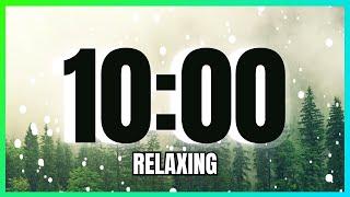 10 Minute Winter Forest Timer With Relaxing Music  CALM - CLASSROOM - PIANO 