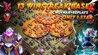 TH15 STRONGEST WARCWL BASES WITH REPLAYS  ONLY 1 STAR COC