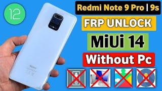 Redmi Note 9s Frp Bypass  Miui 14 Frp Bypass  Redmi Note 9 Pro Frp Bypass  New Trick 2024