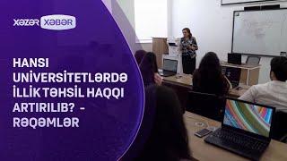 Hansı universitetlərdə illik təhsil haqqi artırılıb?  - RƏQƏMLƏR