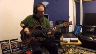 Steve Di Giorgio bass recording play through - Gone In April The Curtain Will Rise part1