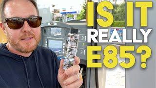 E85 Fuel Test at the Pump