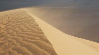 Sand Blowing Over Dunes Sounds For Sleeping Relaxing  Wind Storm Hill  Dry Desert shore Ambience