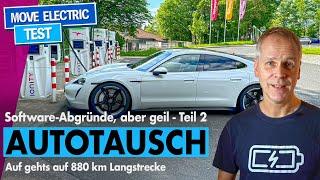 Autotausch - Porsche Taycan statt Tesla Model S - Teil 2 - Software - Alltag - 880 km Langstrecke