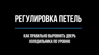 Регулировка дверных петель холодильника на примере холодильника Beko