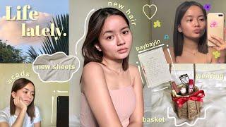 VLOG • LIFE LATELY New Hair School Stuffs Shopee Finds etc. ️  Memel De Guzman