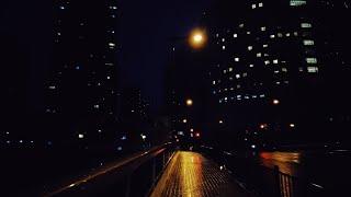 4K ASMR Rain Walk at Dawn  Osaka Japan  Night City Ambience Relax Sleep Work Stress