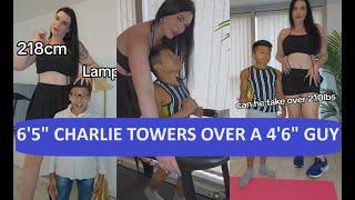 65 Tall Model Charlie Easily Towers over a 46 Guy