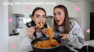 MAKING THE TIKTOK VIRAL SPICY RAMEN 