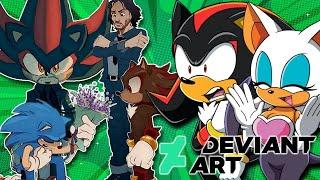 SHADOW WICK? - Shadow & Rouge vs Deviantart Sonic Movie 3 Fan Art