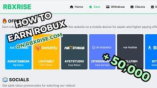HOW TO EARN ROBUX ON RBXRISE.COM  + R$ 50000