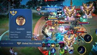 How to easily win with Gusion even if the enemy rank is 1000 stars