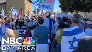 Pro-Israel and Pro-Palestinian groups host dueling rallies on Stanfords campus