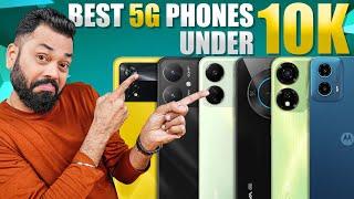 Top 5 Best 5G Smartphones Under ₹10000 Budget  January 2024