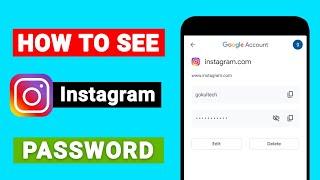 How to see my instagram password in tamil  Recover instagram password  2021