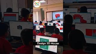 Express Design Challenge Snap Design 3D House #Shorts #3d #School #3DHouse #3ddesign