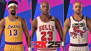 NBA 2K25 Next Gen- All NBA Legends Face Scans PS5 Xbox Series