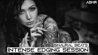 Binaural Beats Intense Edging Session  HFO  ASMR  Ear Kissing