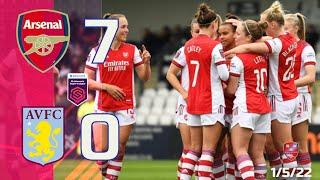 Extended Highlights Arsenal Women vs Aston Villa Women - WSL 1522