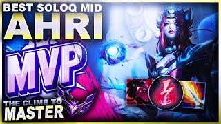 AHRI IS THE BEST SOLOQ MID LANER? MVP GAME  League of Legends