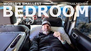 The ART of SLEEPING in YOUR VEHICLE  The PERFECT BEDROOM for Overlanding & Stealth Camping DIY