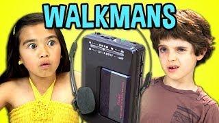 KIDS REACT TO WALKMANS Portable Cassette Players