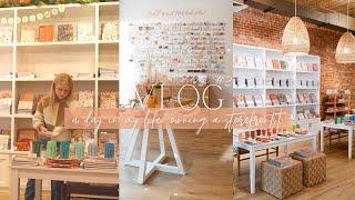 DAY IN MY LIFE at my SHOP Stationery Store Small Business Vlog